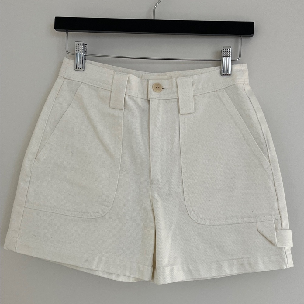 Alex Mill White Phoebe Shorts - Picture 3 of 10